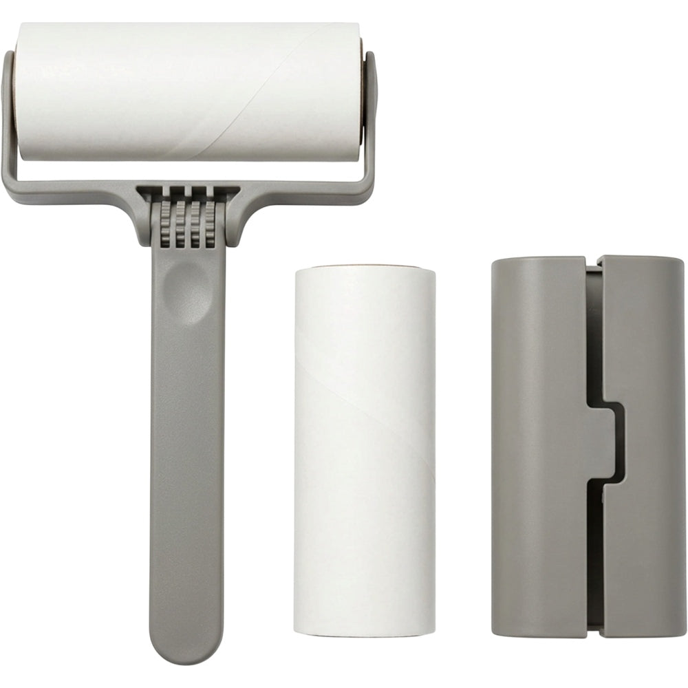 Cabit Low-Clearance Hinged Adhesive Lint Roller 60 Sheets Stone - Product view